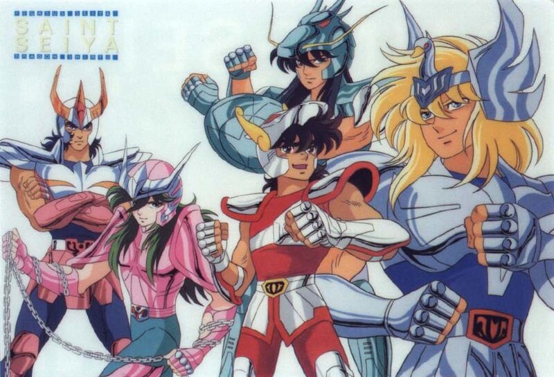Five Armored Warriors — Blue, Dramatic, Anime