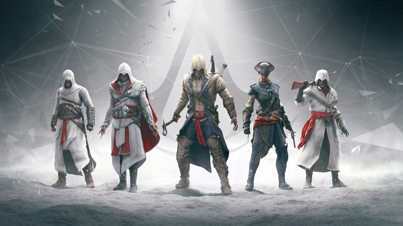Five Assassins Standing