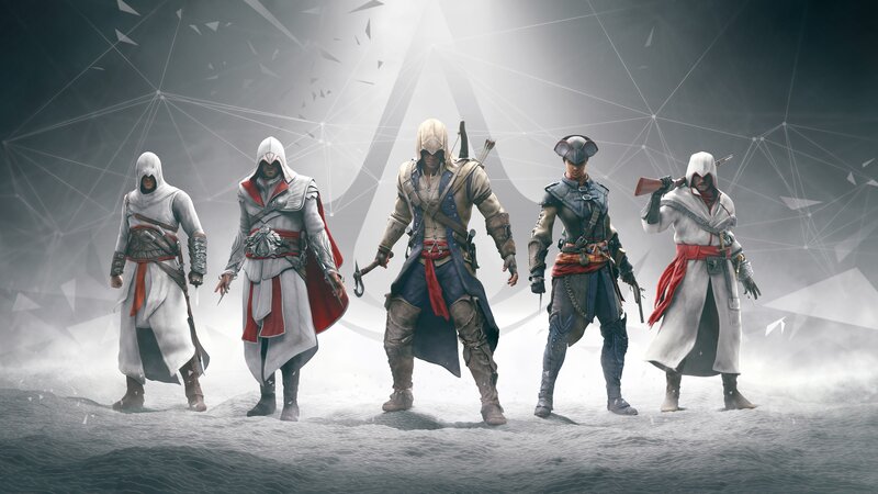Five Assassins Standing — White, Dramatic