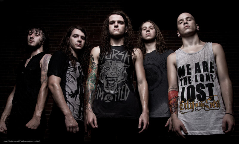 Five Band Members — Black, Dramatic, Photograph, Tattoos