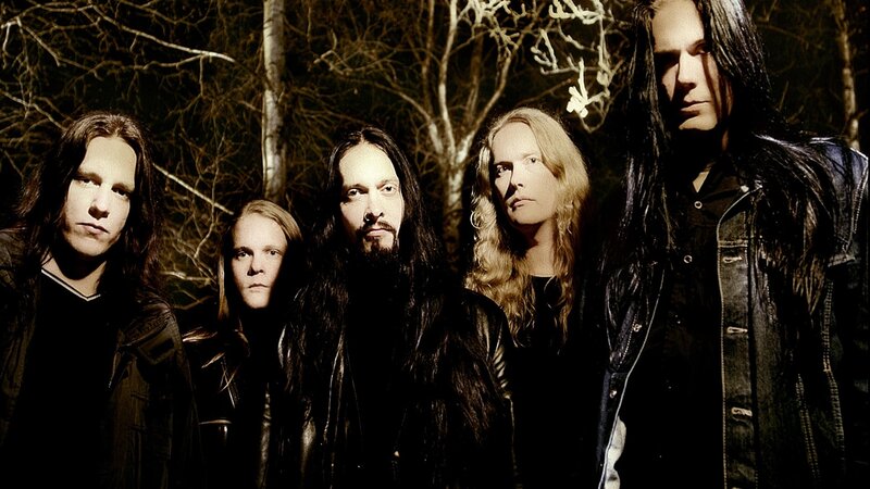 Five Band Members in Forest