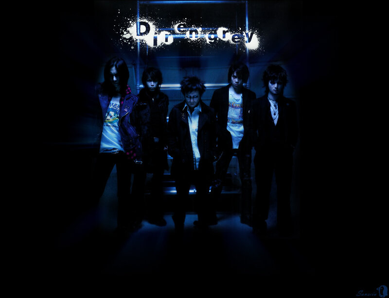 Five Band Members Standing — Black, Dark, Night