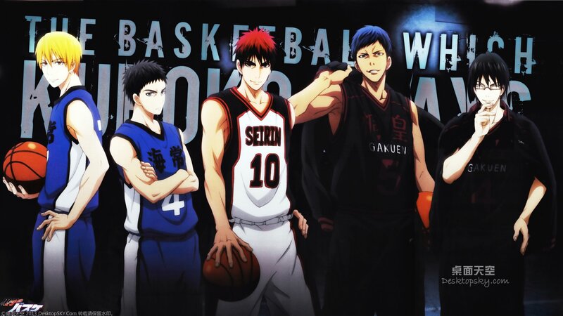 Five Basketball Players — Black
