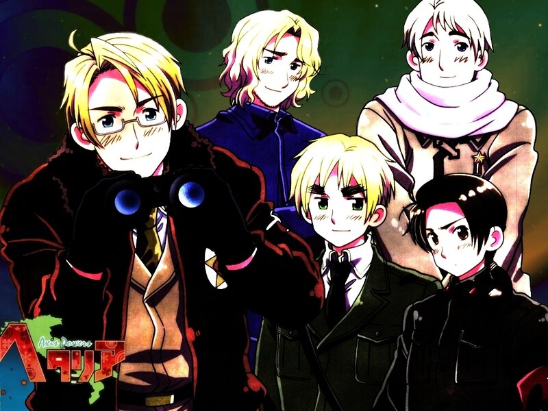 Five Blonde-haired Characters