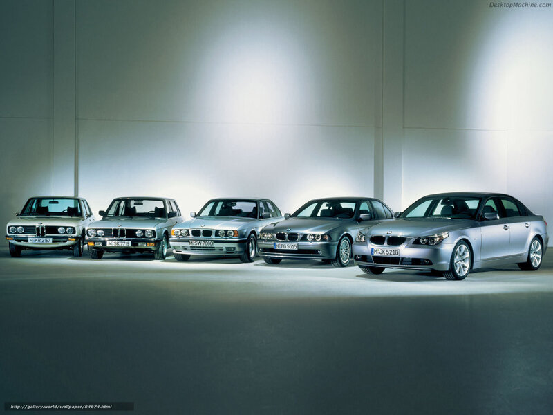 Five BMW Sedans