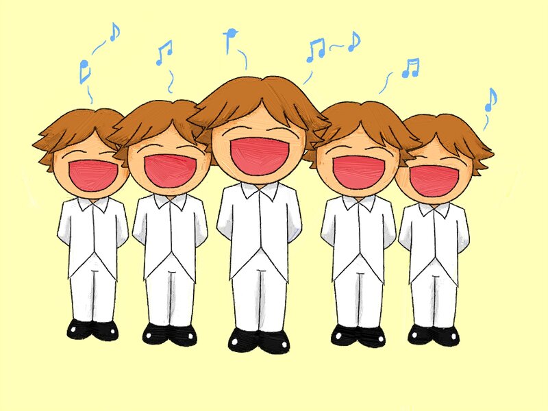 Five Boys Singing