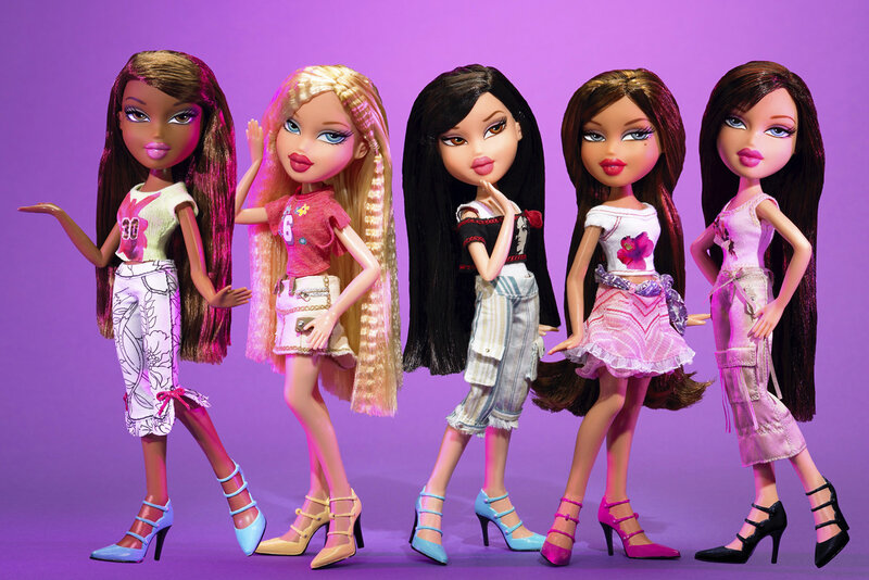 Five Bratz Dolls