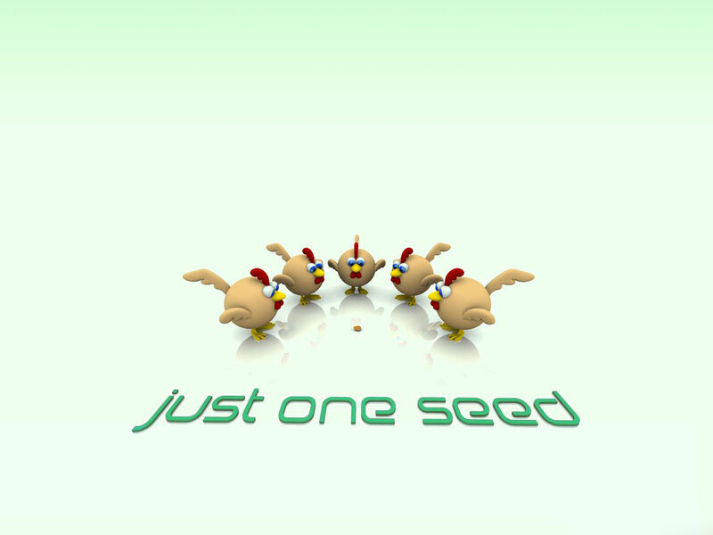 Five Cartoon Chickens