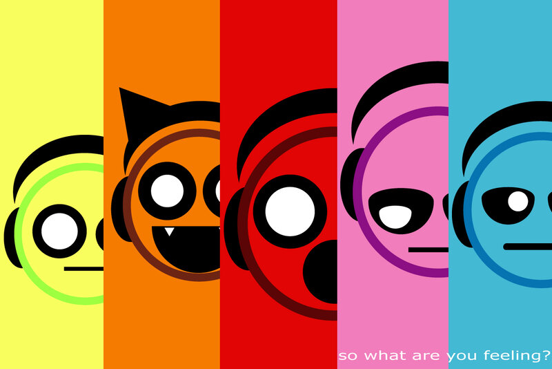 Five Cartoon Faces