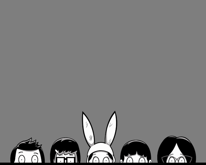 Five Cartoon Heads