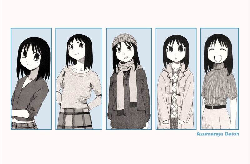 Five character outfits