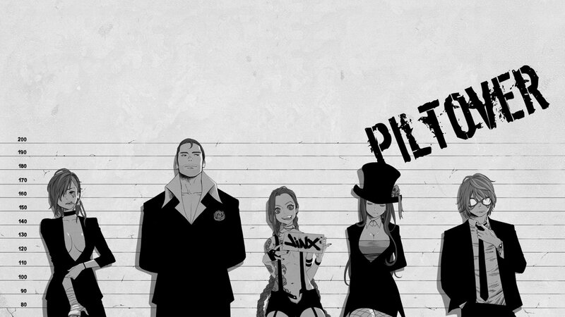 Five Characters in Suits — Black, Dramatic