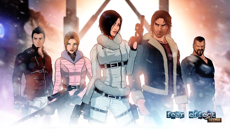 Five Characters in Winter Gear
