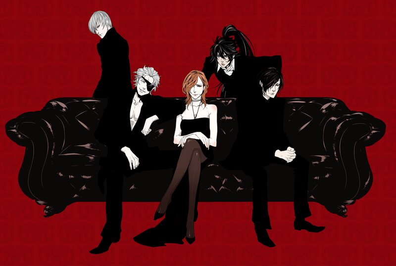 Five Characters on a Couch