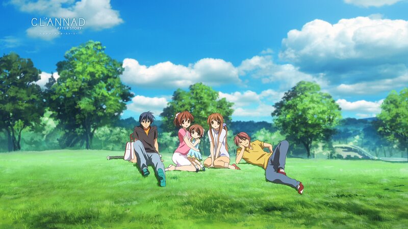 Five Characters on Grass — Green