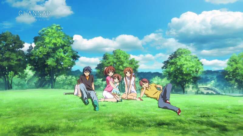 Five Characters on Grass