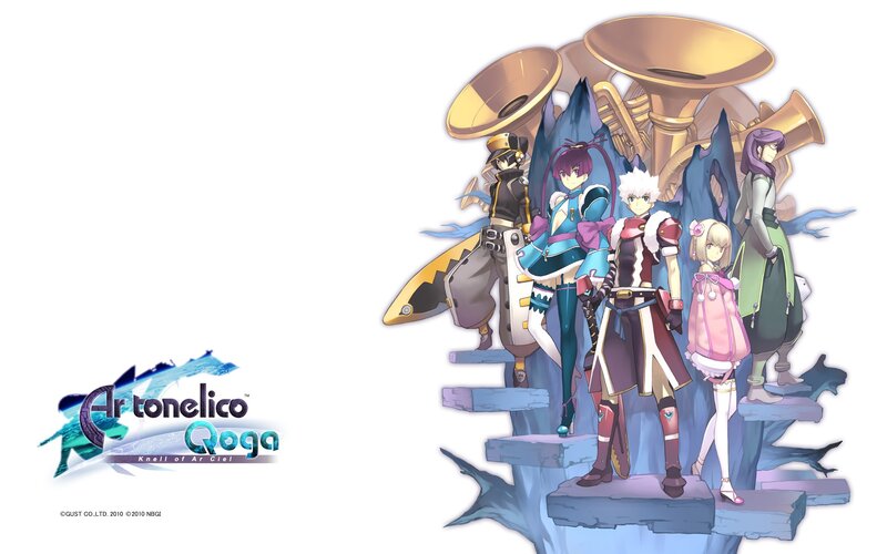 Five Characters on Steps
