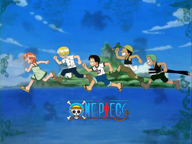 Five Characters Running