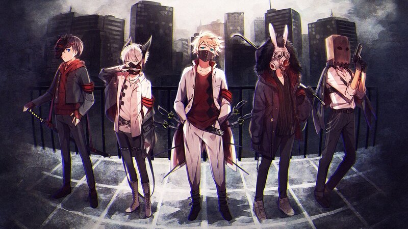 Five Characters with Weapons