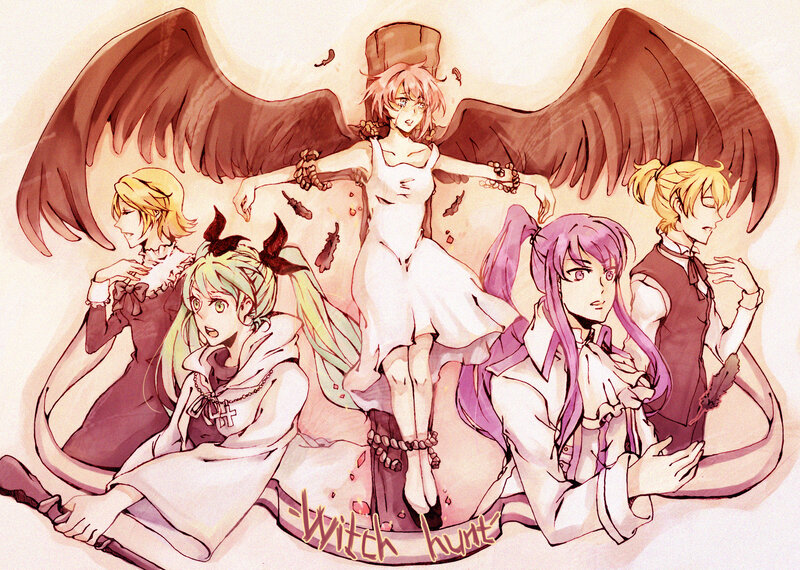 Five Characters with Wings