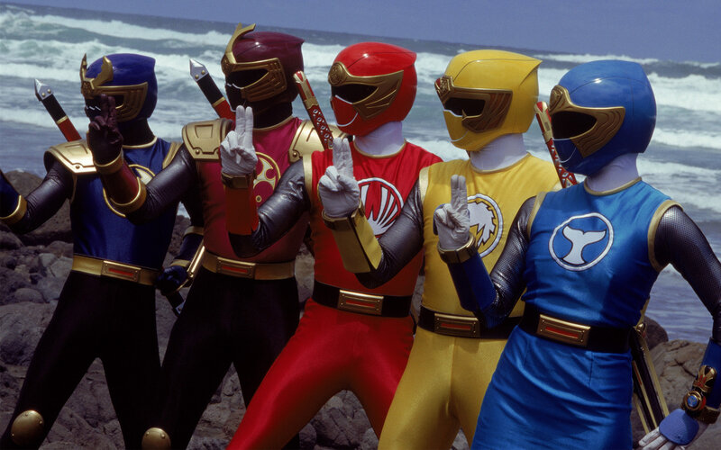 Five Costumed Heroes — Red