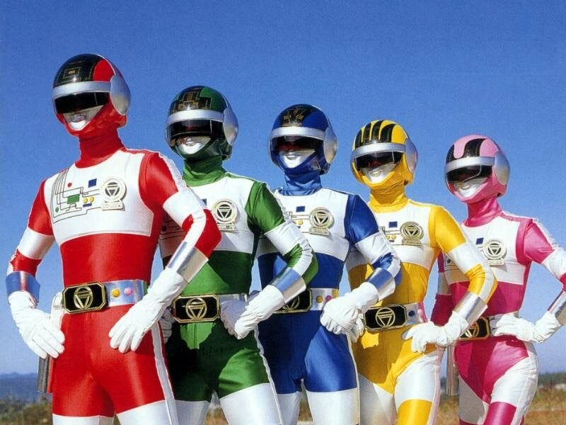 Five Costumed Heroes