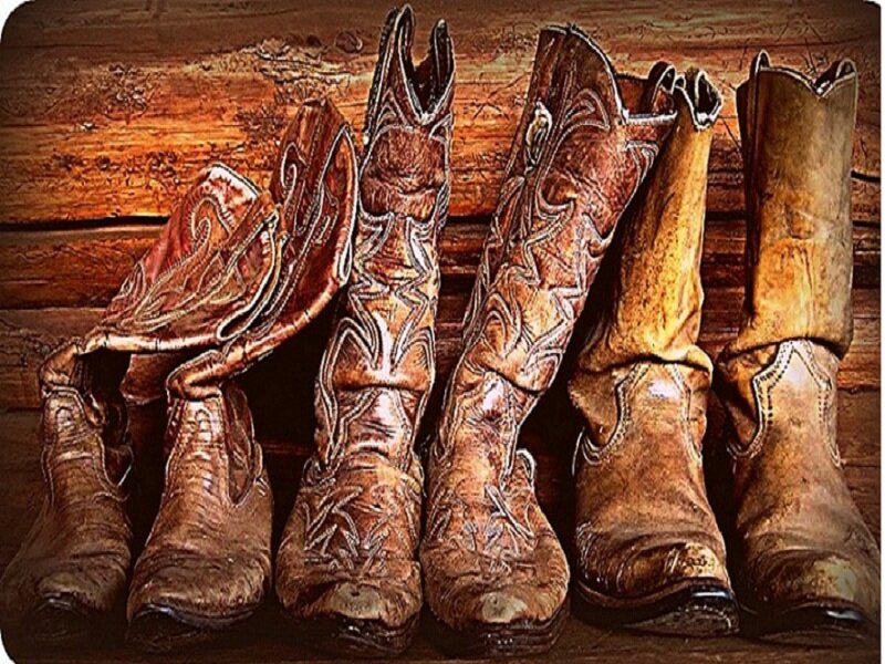 Five Cowboy Boots