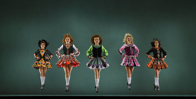 Five Dancers in Costumes