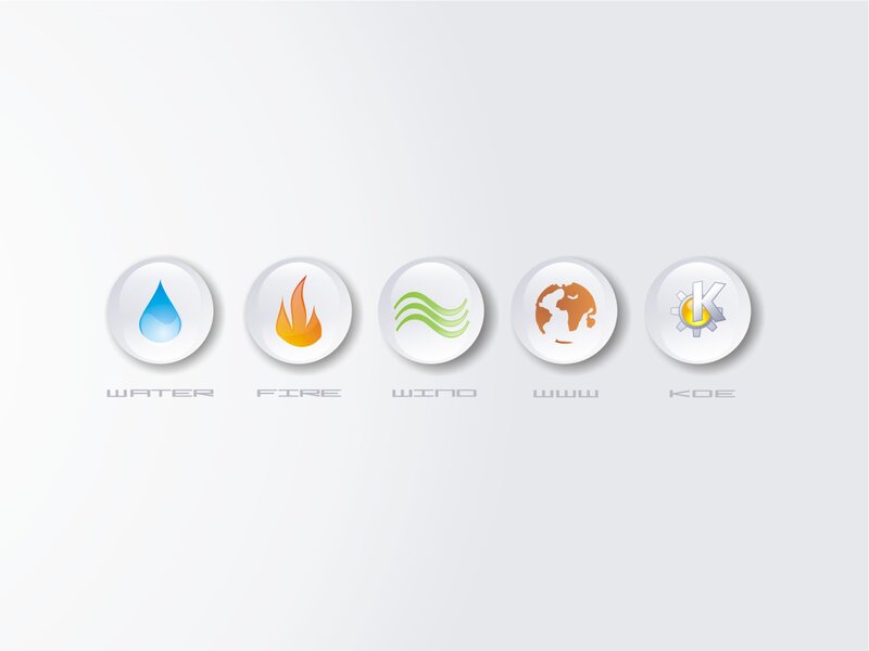 Five Elemental Icons