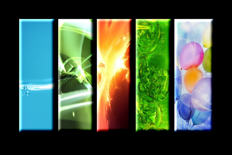 Five elemental panels