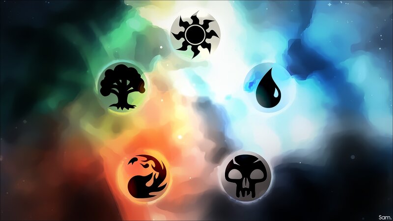 Five Elemental Symbols — Blue