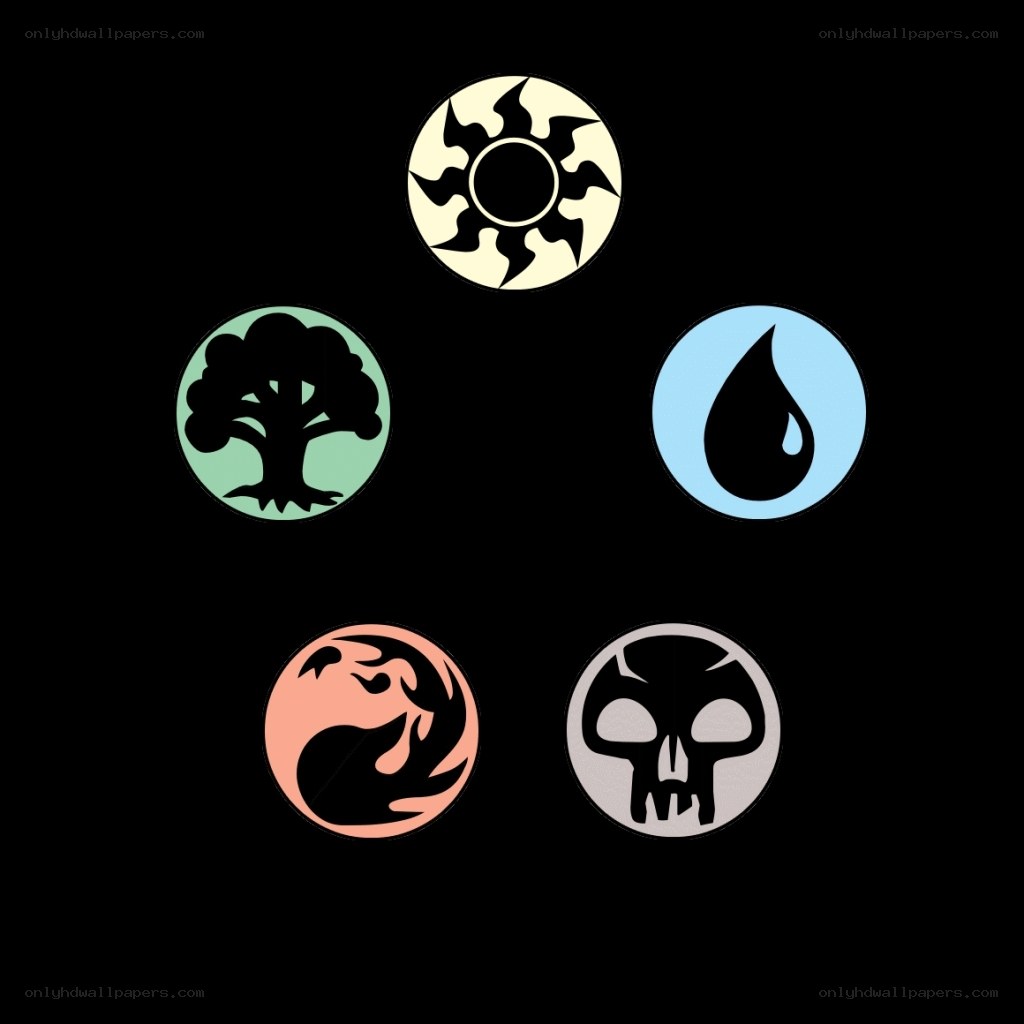 Five elemental symbols