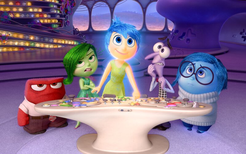 Five Emotion Characters — Purple, Curious