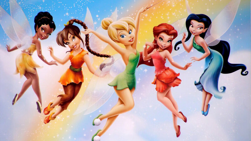 Five Fairies Flying — Blue