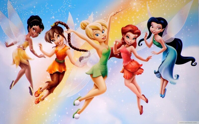 Five Fairies Flying