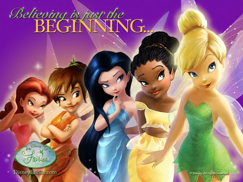Five Fairies Standing