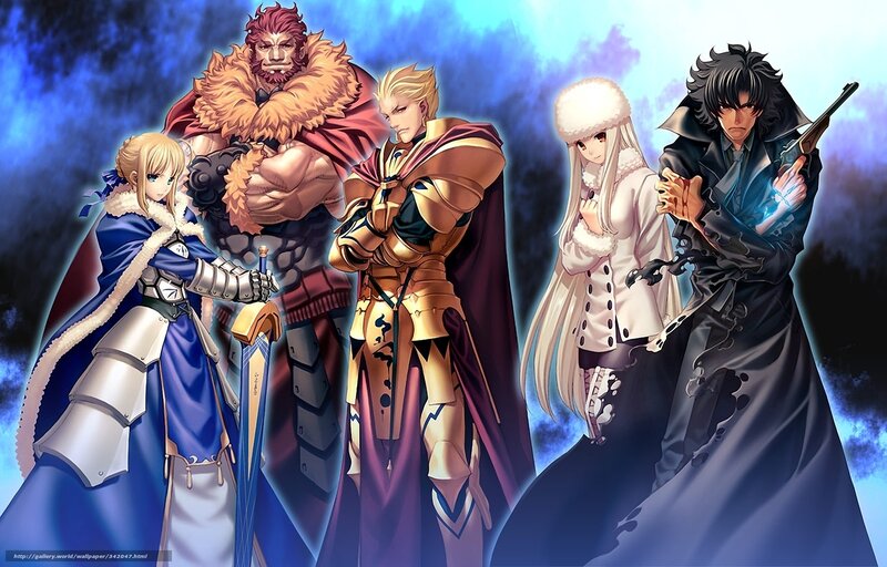 Five Fantasy Characters — Blue, Dramatic, Anime