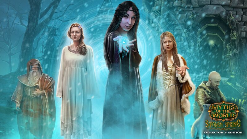 Five Fantasy Characters — Blue, Mystical