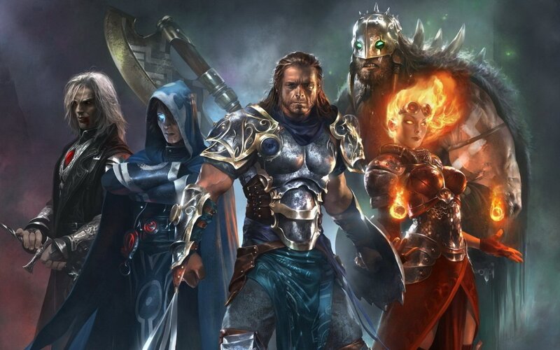 Five Fantasy Warriors