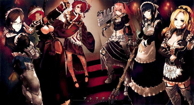 Five Female Characters — Black, Dramatic, Night