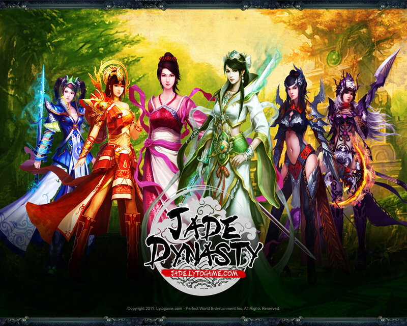Five Female Characters — Green