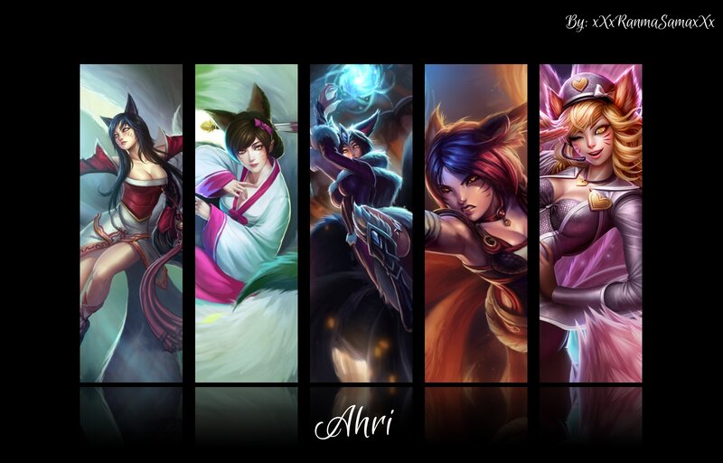 Five Female Fox Characters