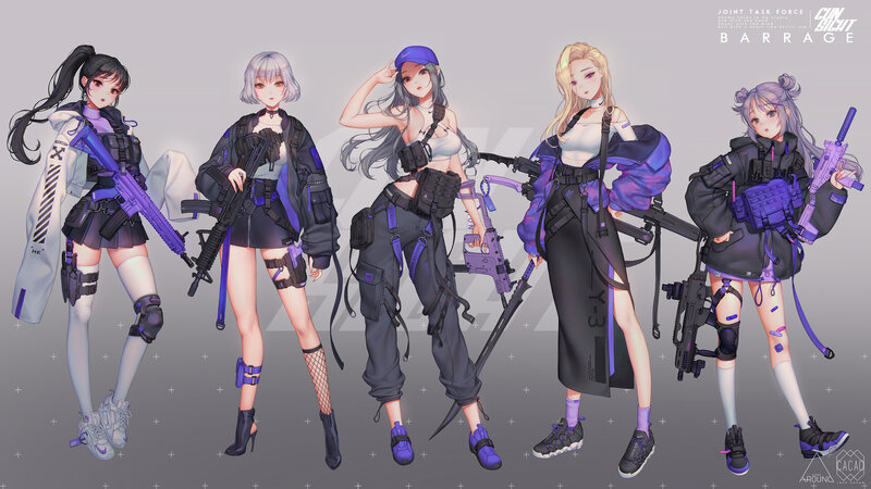 Five Female Soldiers