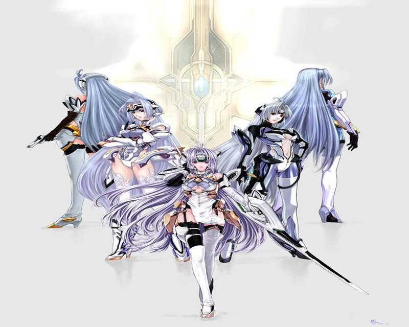 Five Female Warriors — White