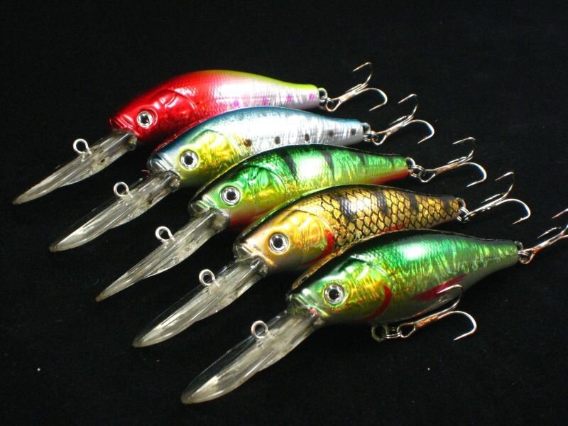 Five Fishing Lures