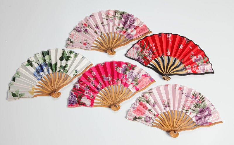 Five Folding Fans