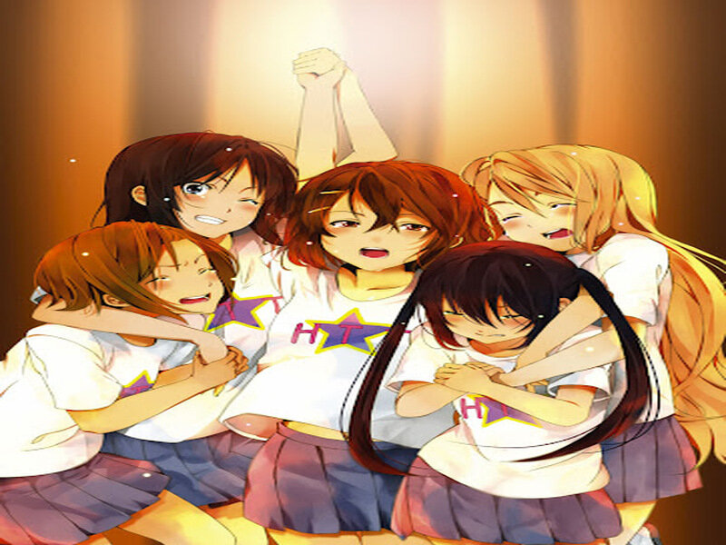 Five Girls Hugging