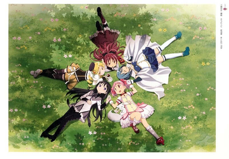 Five Girls in a Field