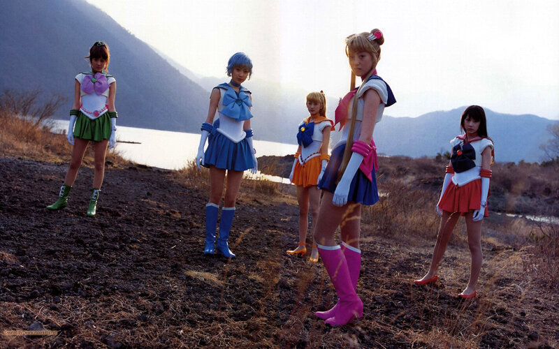 Five Girls in Costumes