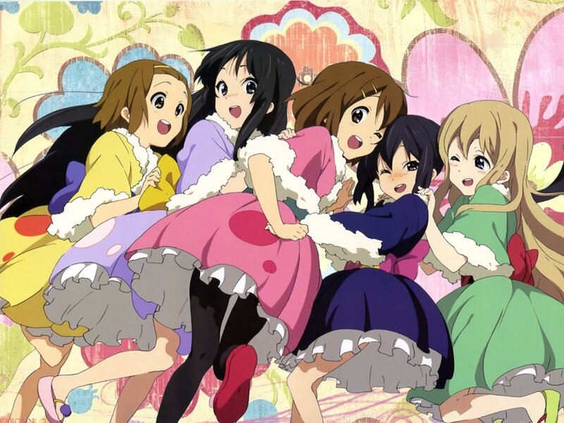 Five Girls in Dresses